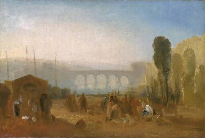 Dieppe: Hamnen från Quai Henri IV - J. M. W. Turner