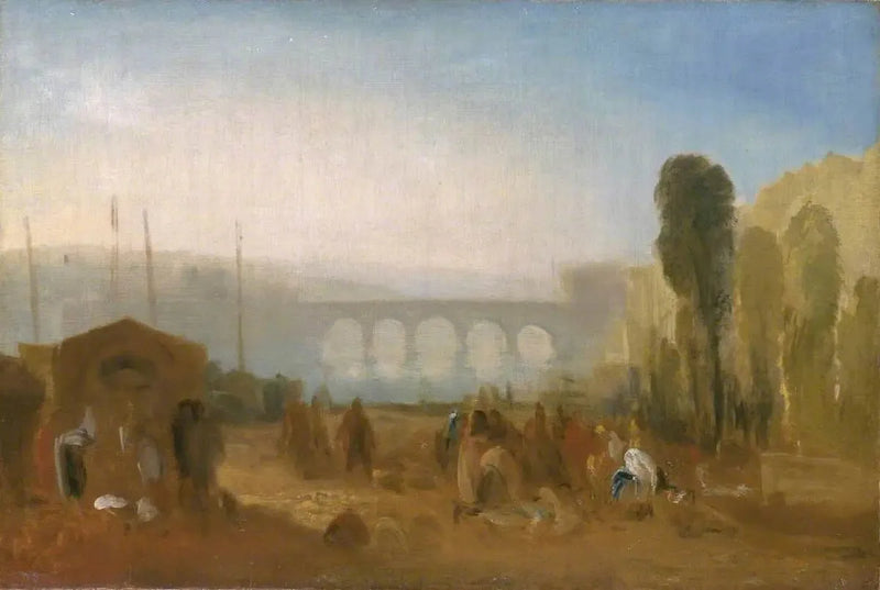 Dieppe: Hamnen från Quai Henri IV - J. M. W. Turner