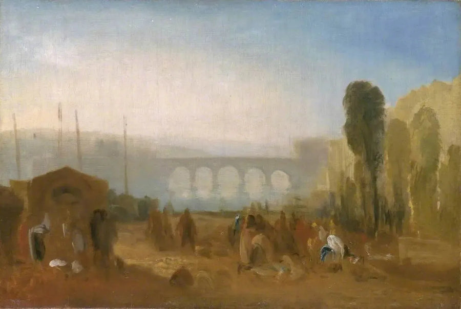 Dieppe: Hamnen från Quai Henri IV - J. M. W. Turner