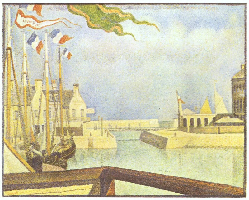 Söndag, Port-en-Bessin - Georges Seurat