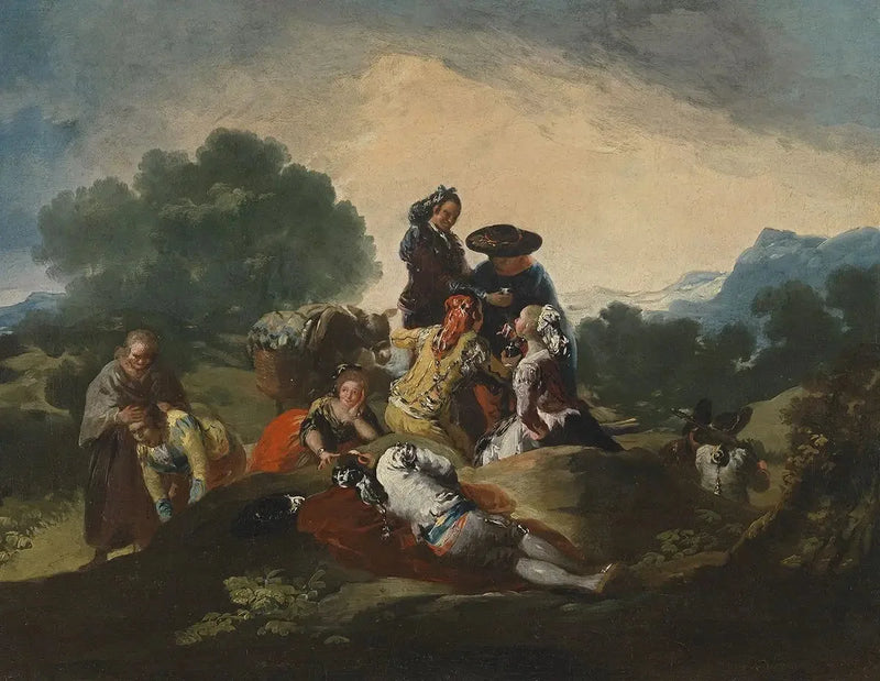 Plockad kalkon - Francisco de Goya
