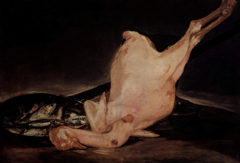 Plockad kalkon - Francisco de Goya