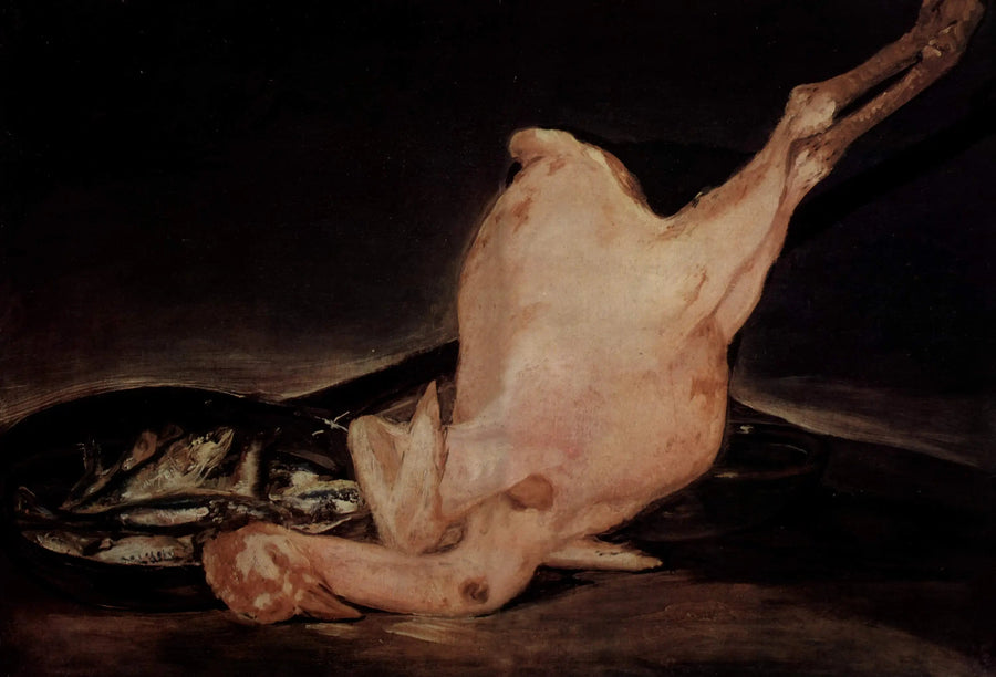 Plockad kalkon - Francisco de Goya