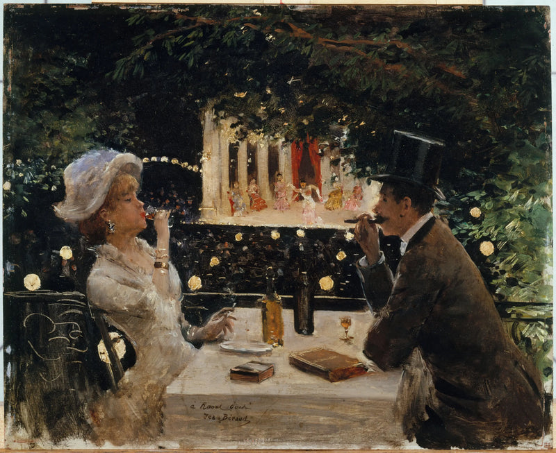Middag på Ambassadeurs - Jean Béraud