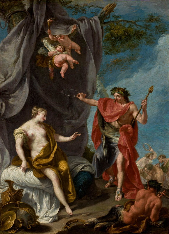 Dionysos och Ariadne - Giovanni Battista Pittoni