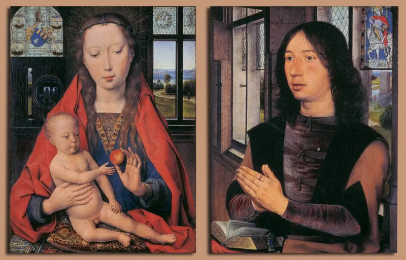 Diptyk av Maarten van Nieuwenhove - Hans Memling