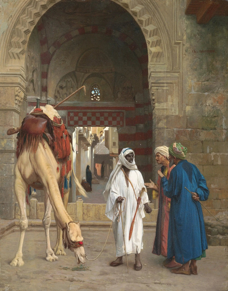 Araberna i konflikt - Jean-Léon Gérôme