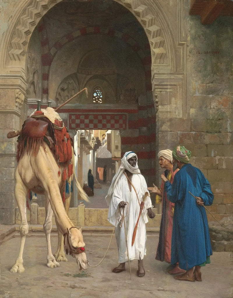 Araberna i konflikt - Jean-Léon Gérôme
