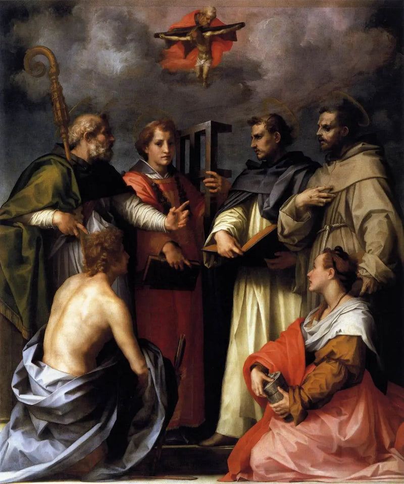 Tvist om Treenigheten - Andrea del Sarto