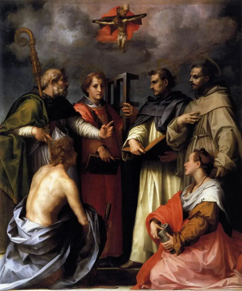 Tvist om Treenigheten - Andrea del Sarto