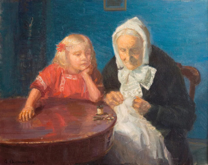 Förtjusande mormor - Anna Ancher