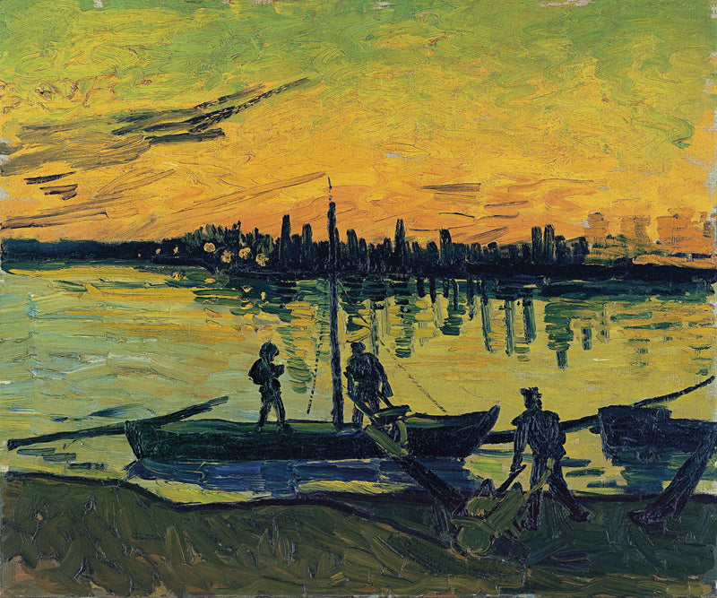 Dockarna i Arles - Vincent van Gogh