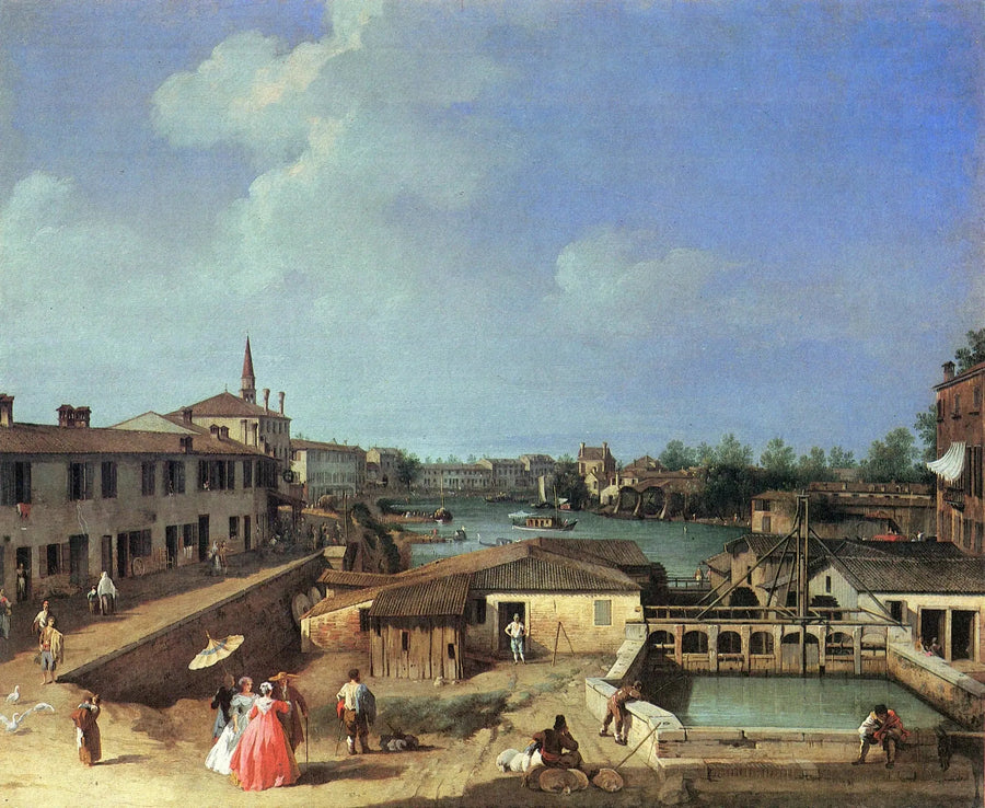 Dol på Brenta - Canaletto
