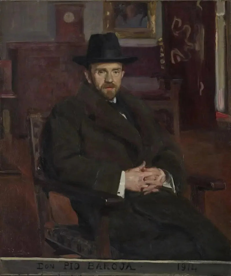 Don Pio Baroja och Nessi - Joaquín Sorolla