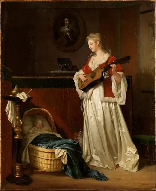 Dorsar mitt barn' - Jean-Honoré Fragonard