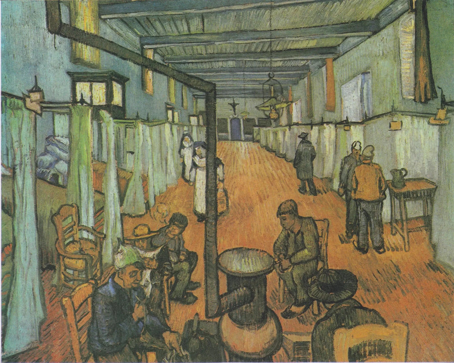 Sovsal på sjukhuset i Arles - Vincent van Gogh