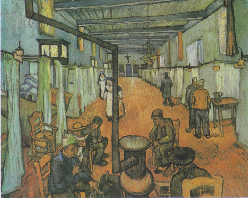 Sovsal på sjukhuset i Arles - Vincent van Gogh