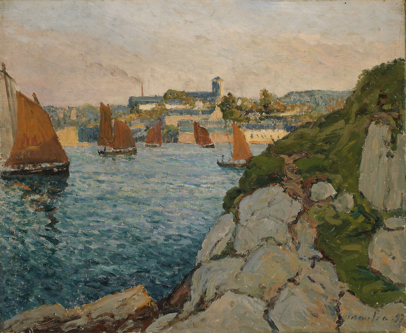 Douarnenez den upplysta staden - Maxime Maufra