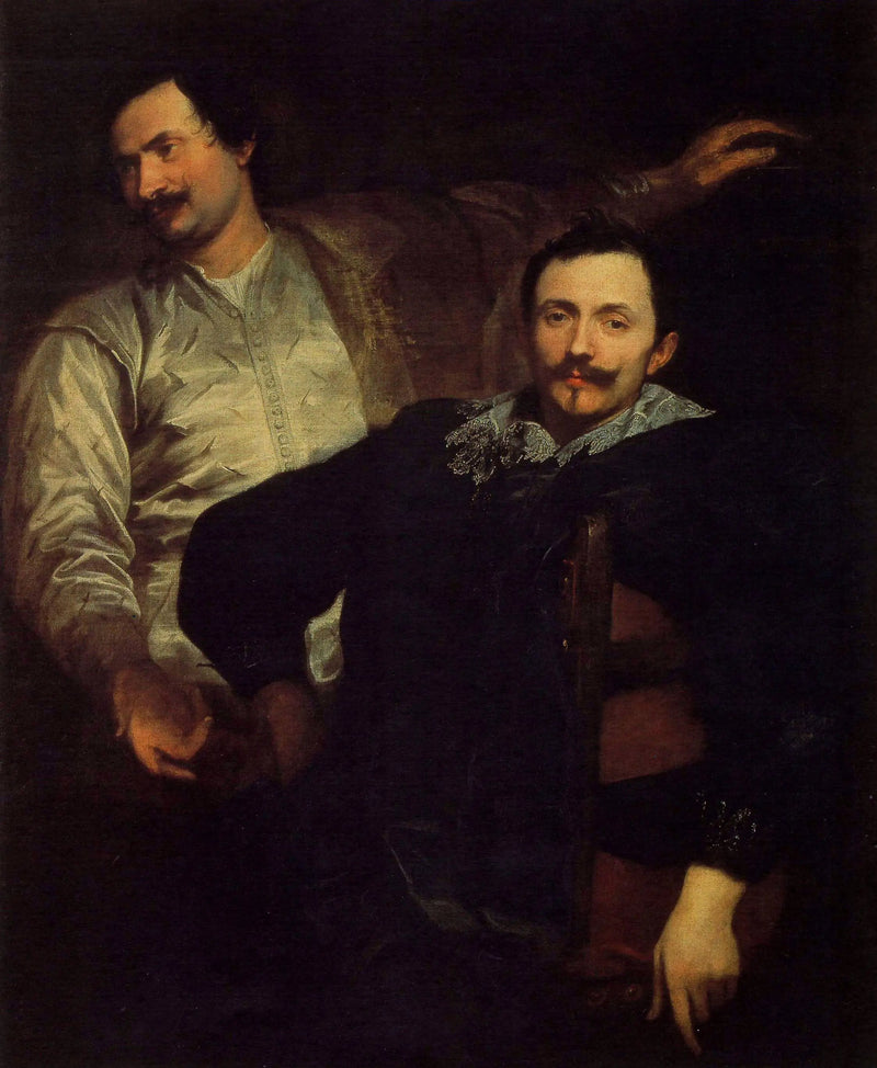 Dubbelporträtt av Cornelis och Lucas de Wael - Antoine van Dyck