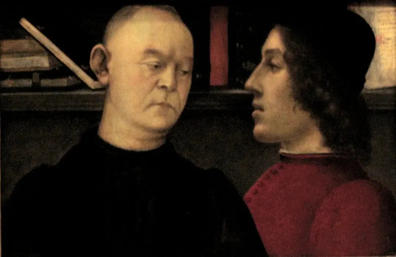 Dubbelporträtt av Piero del Pugliese och Filippino Lippi - Filippino Lippi