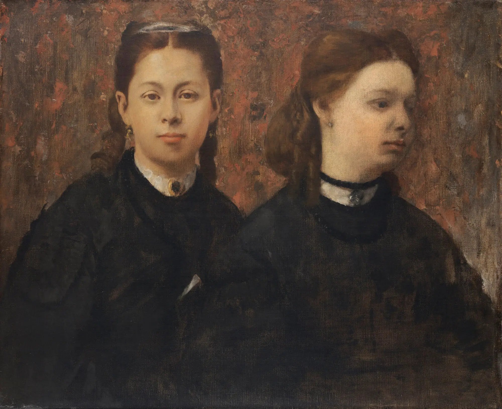 Double Portrait - Les Cousins du Peintre - Edgar Degas image 1 copie de tableau peinte à la main