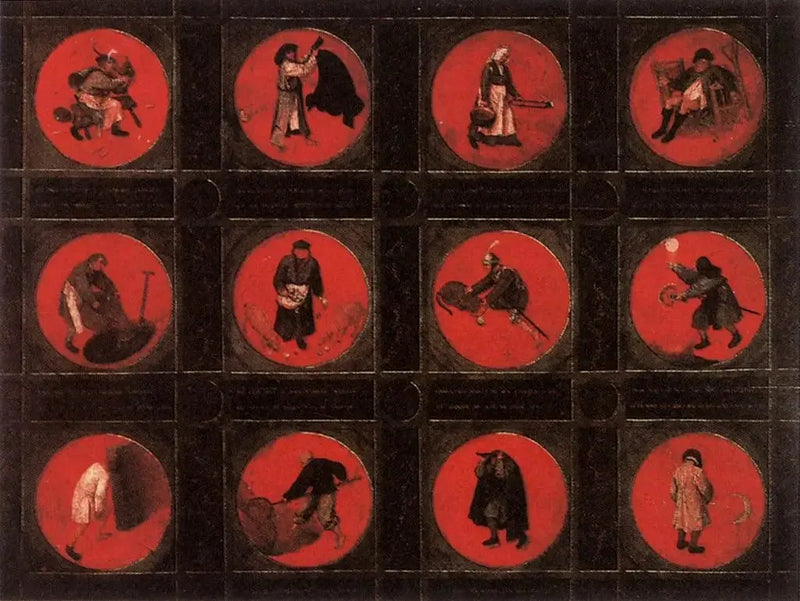 Tolv flamländska ordspråk - Pieter Brueghel den äldre