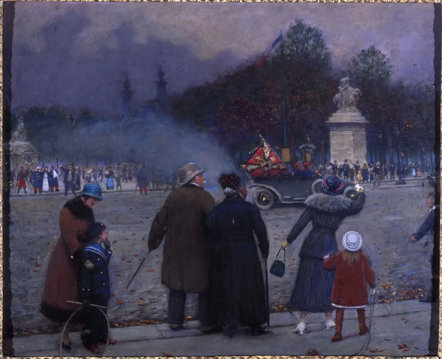 Tysk flagga bärs vid Invalides - Jean Béraud