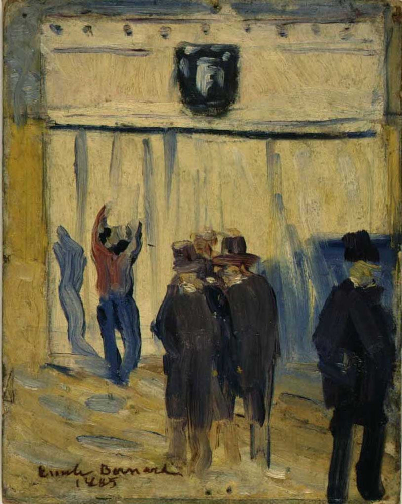 Draperier för dödsfall - Émile Bernard