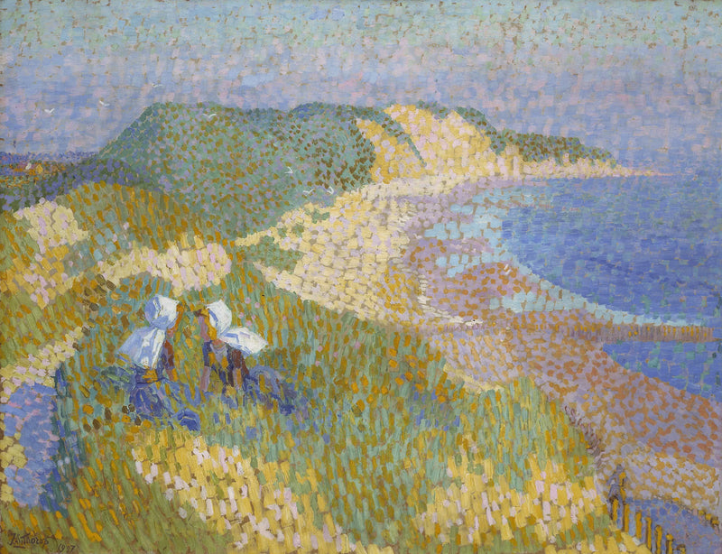 Dunéer och hav vid Zoutelande - Jan Toorop