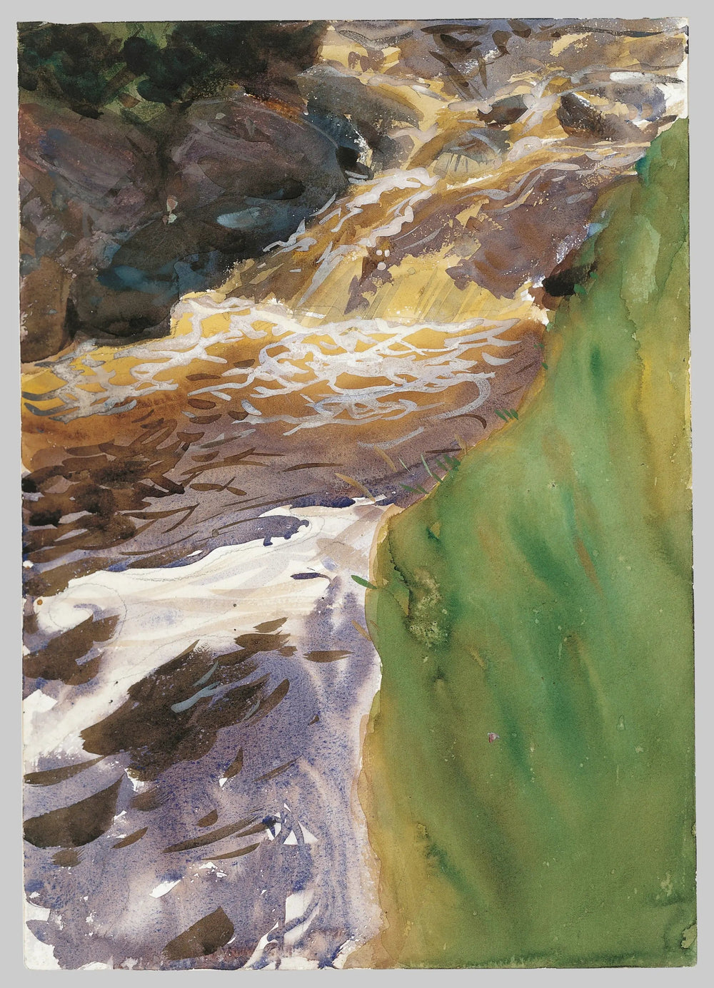 Reproduction du tableau « Eau vive - John Singer Sargent » par Alpha Reproduction en peinture à l’huile