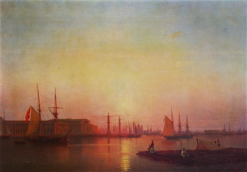 Bytet av Petersburg - Ivan Aivazovskij