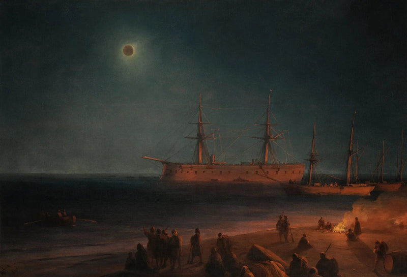 Solförmörkelse i Feodosia - Ivan Aivazovskij