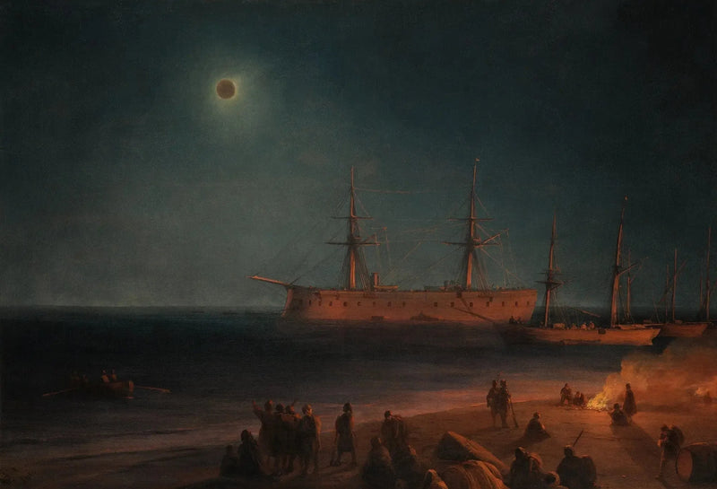 Solförmörkelse i Feodosia - Ivan Aivazovskij