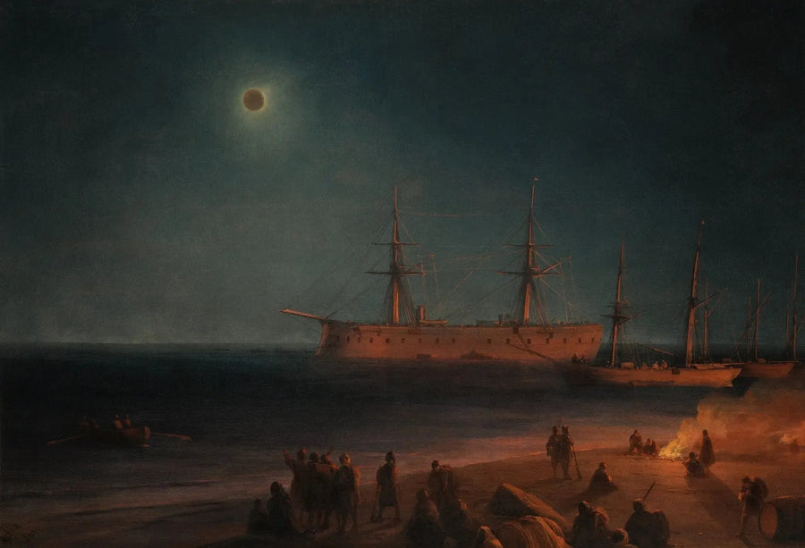 Solförmörkelse i Feodosia - Ivan Aivazovskij