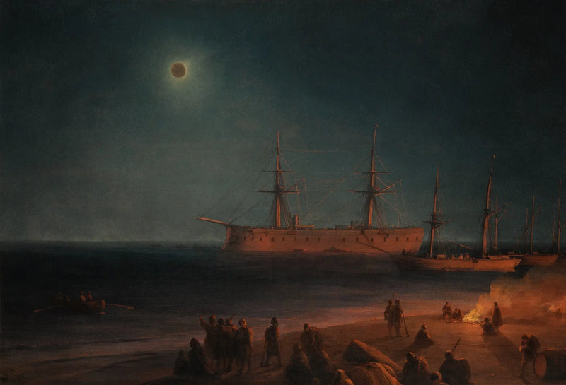 Solförmörkelse i Feodosia - Ivan Aivazovskij