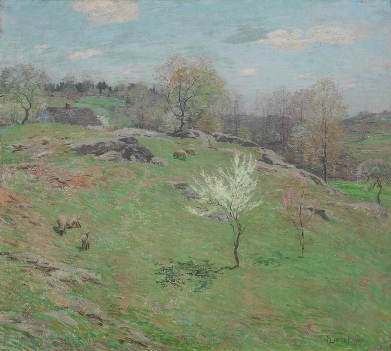 Knoppning av knoppar - Willard Metcalf