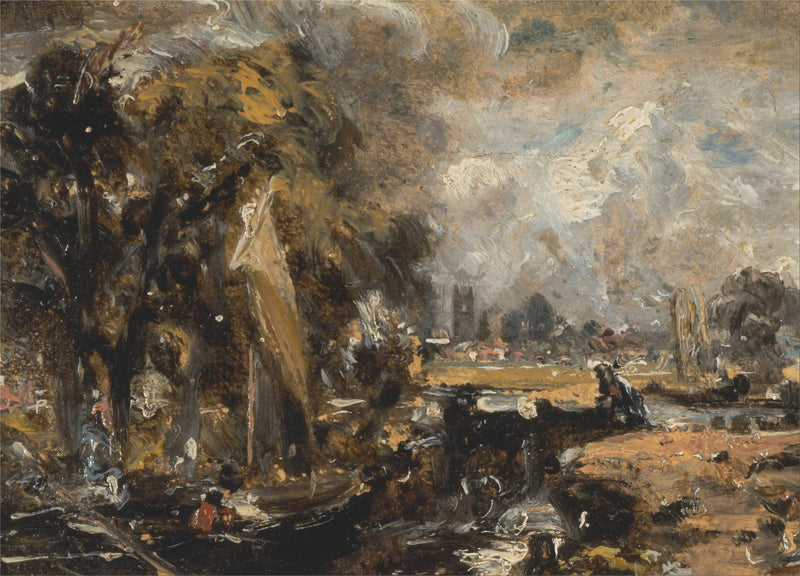 Dedham-slussen - John Constable