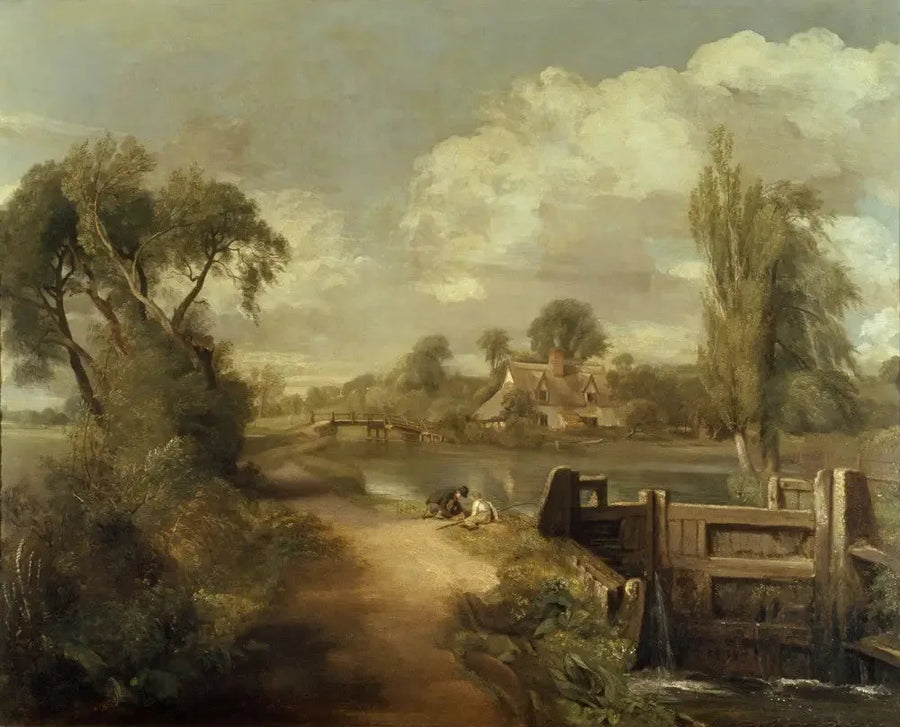 Flatford-slussen - John Constable