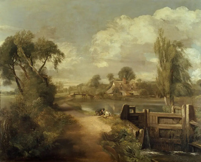 Flatford-slussen - John Constable