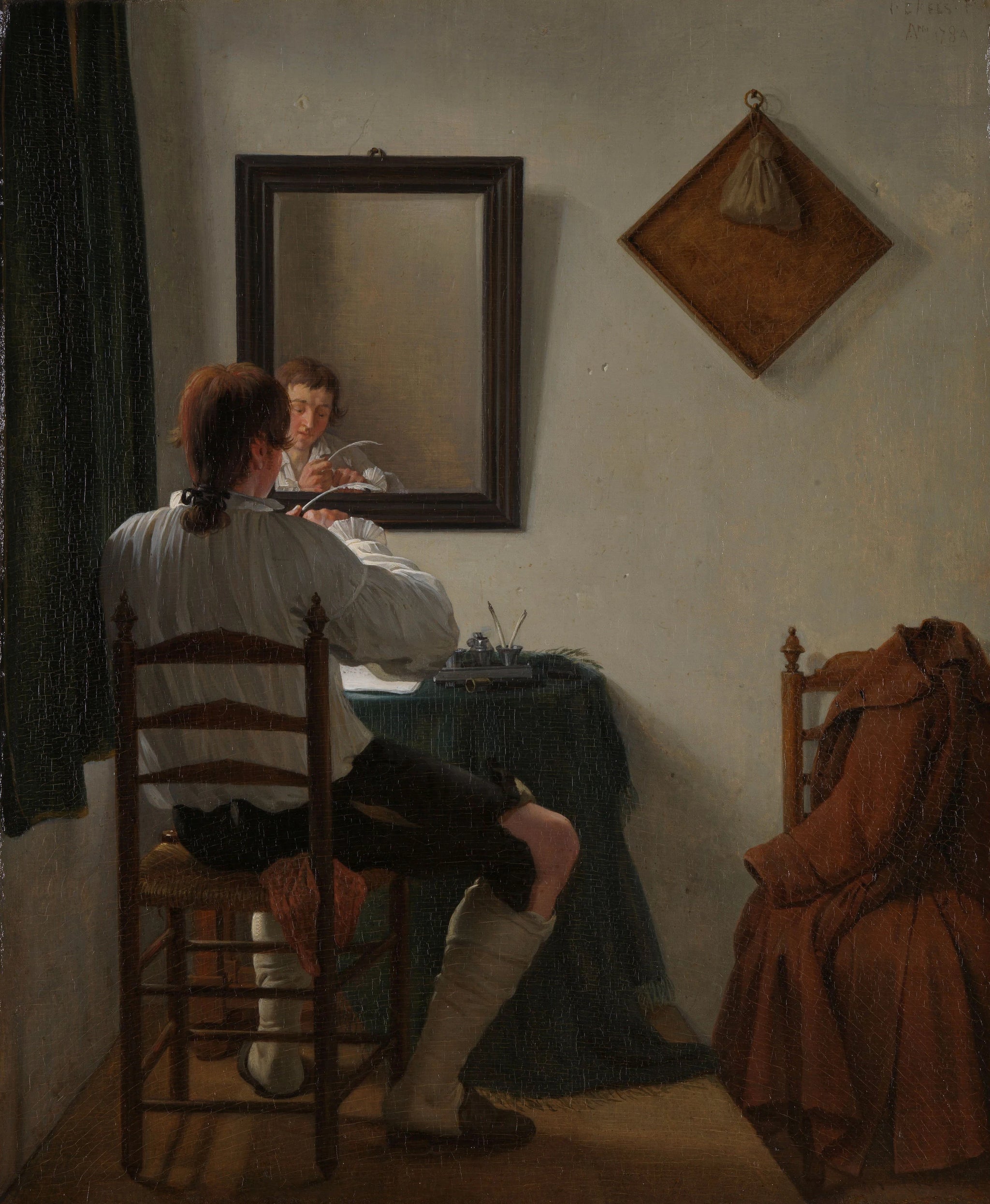 Un écrivain coupant sa plume - Jan Ekels
