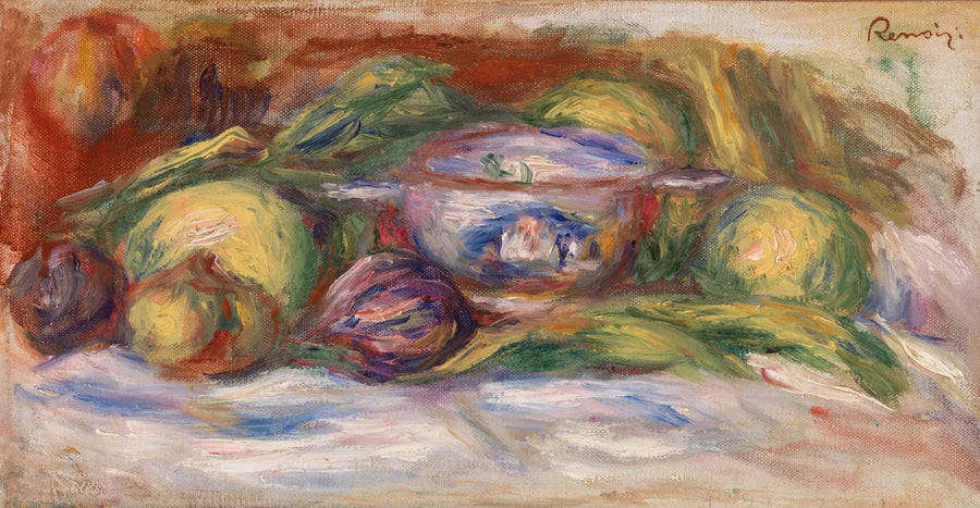 Bol, Fikon och Äpplen (Skål, fikon och äpplen) - Pierre-Auguste Renoir