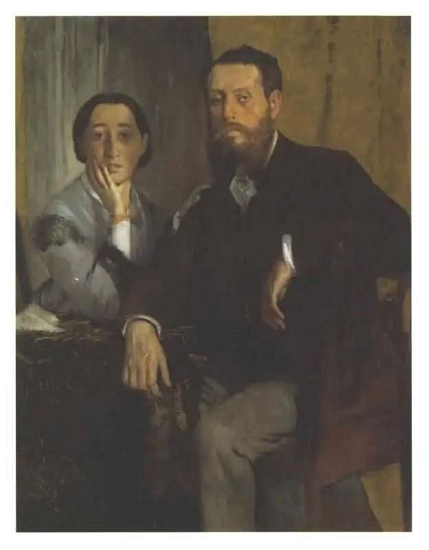 Edmondo och Thérèse Morbilli - Edgar Degas
