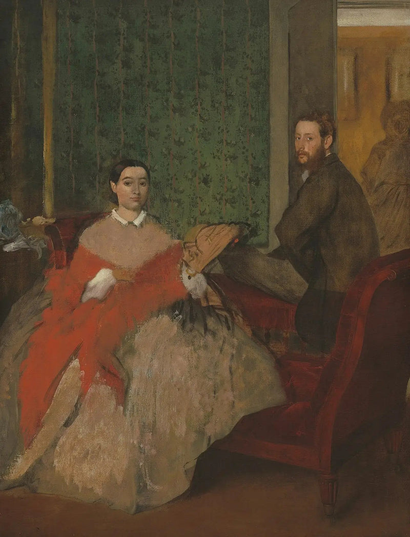 Edmondo och Thérèse Morbilli - Edgar Degas