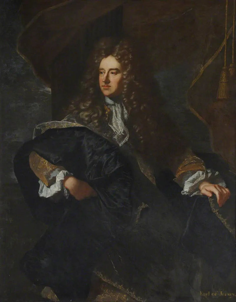 Edward Villiers (1655–1711), jarl av Jersey, marskalkriddare av kungahuset och diplomat - Hyacinthe Rigaud