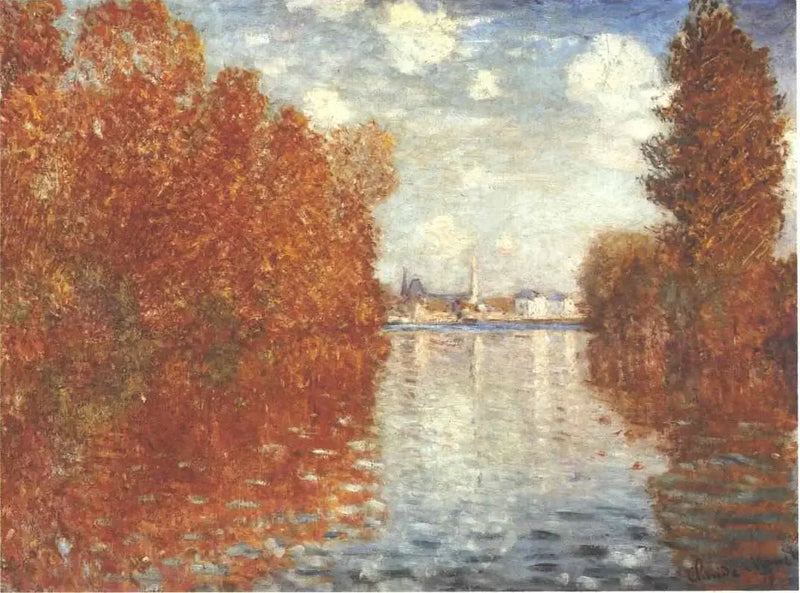 Hösteffekt i Argenteuil W290 - Claude Monet