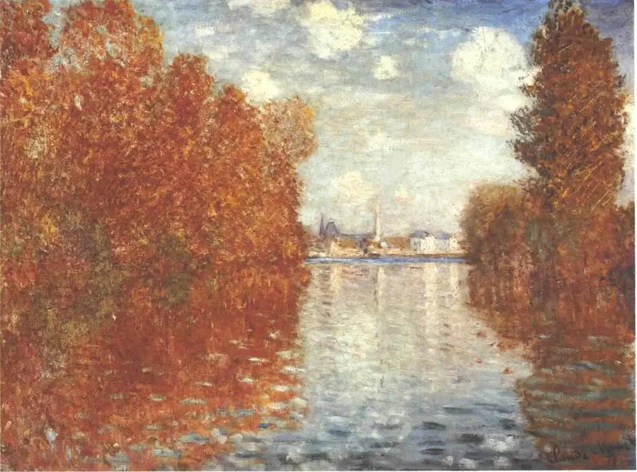 Hösteffekt i Argenteuil W290 - Claude Monet