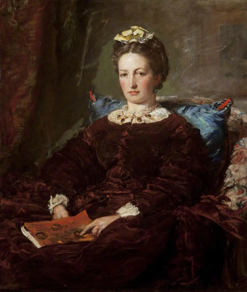 Effie Millais, född Gray (1828-1897) - John Everett Millais