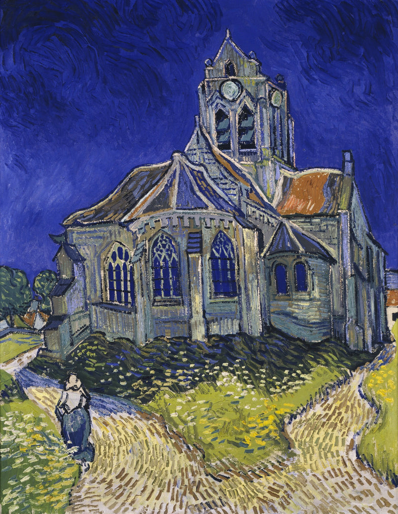 Kyrkan i Auvers-sur-Oise - Vincent van Gogh