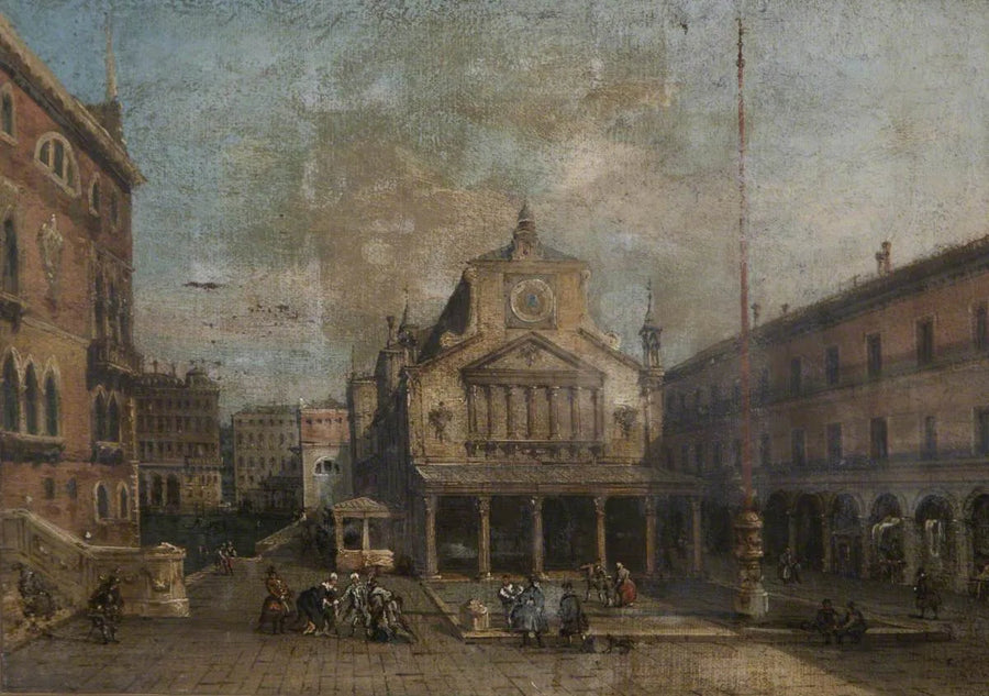San Giacometto-kyrkan, Venedig - Francesco Guardi