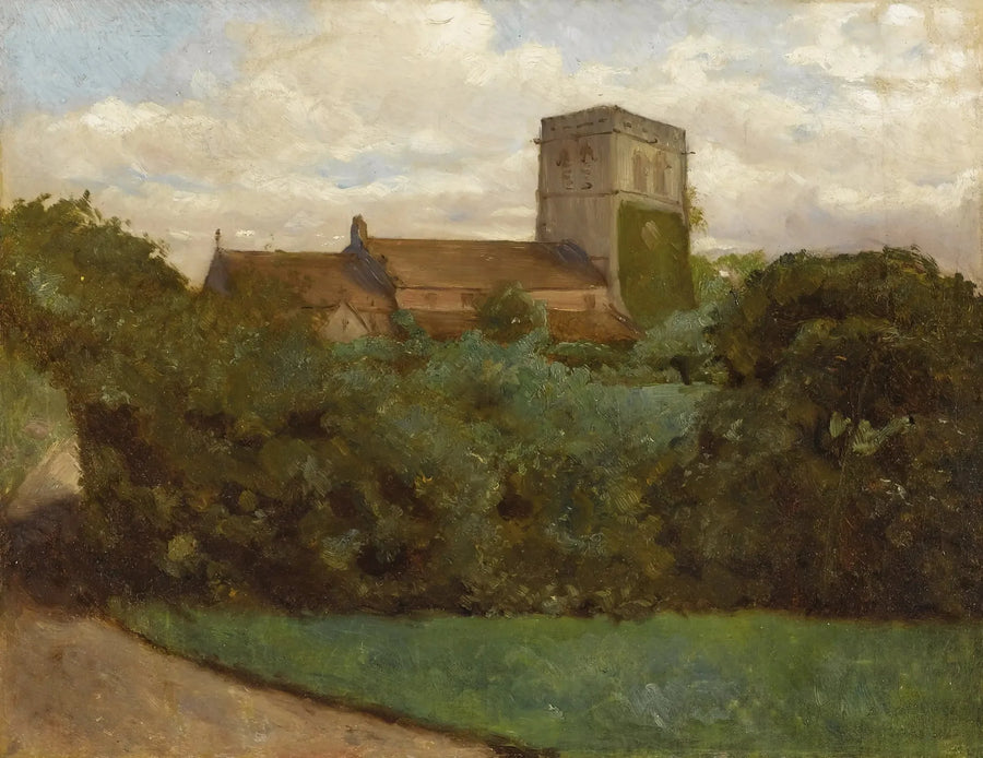 Tottenham-kyrkan, London, 1869 - Albert Bierstadt